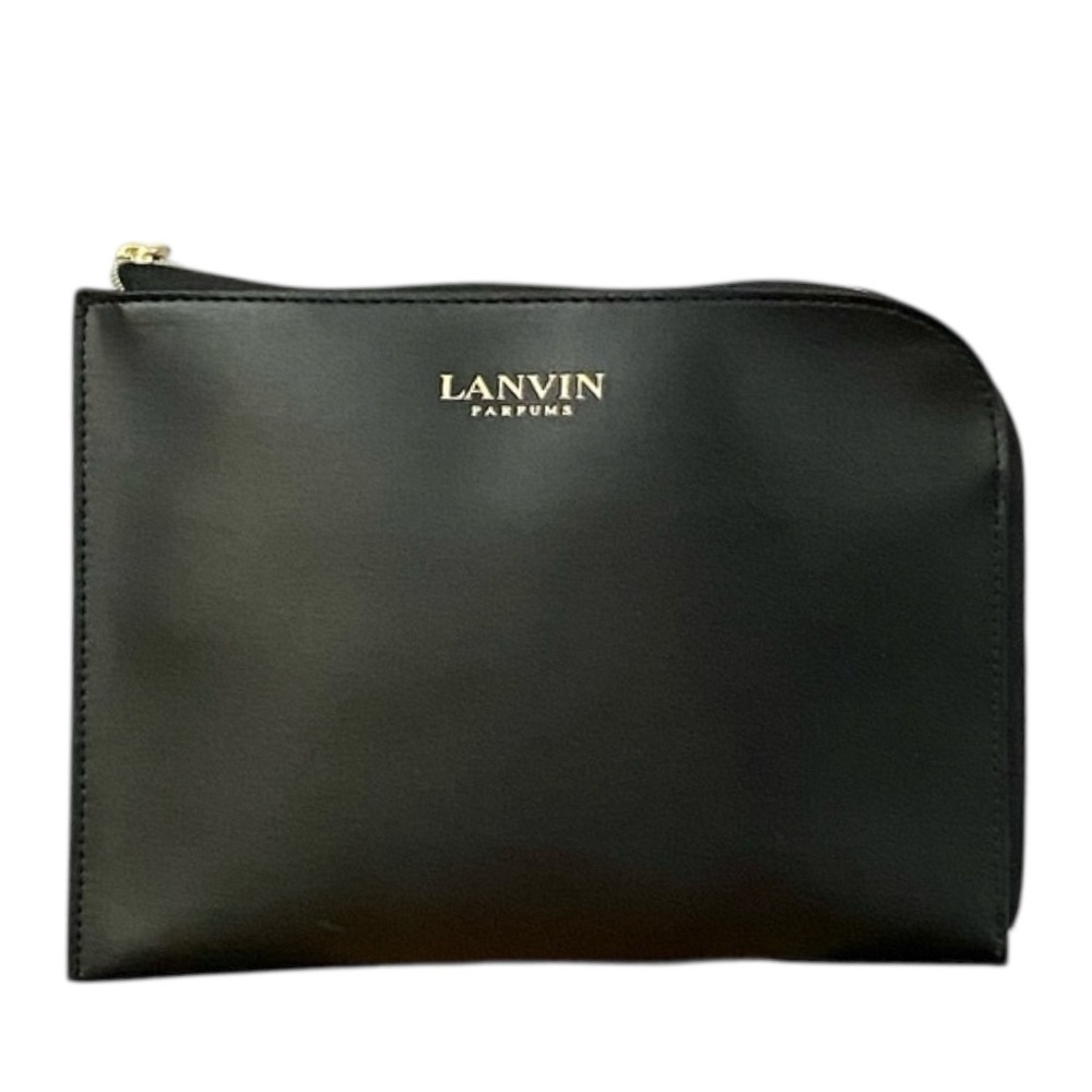 NWOT Lanvin Black Cosmetic Pouch